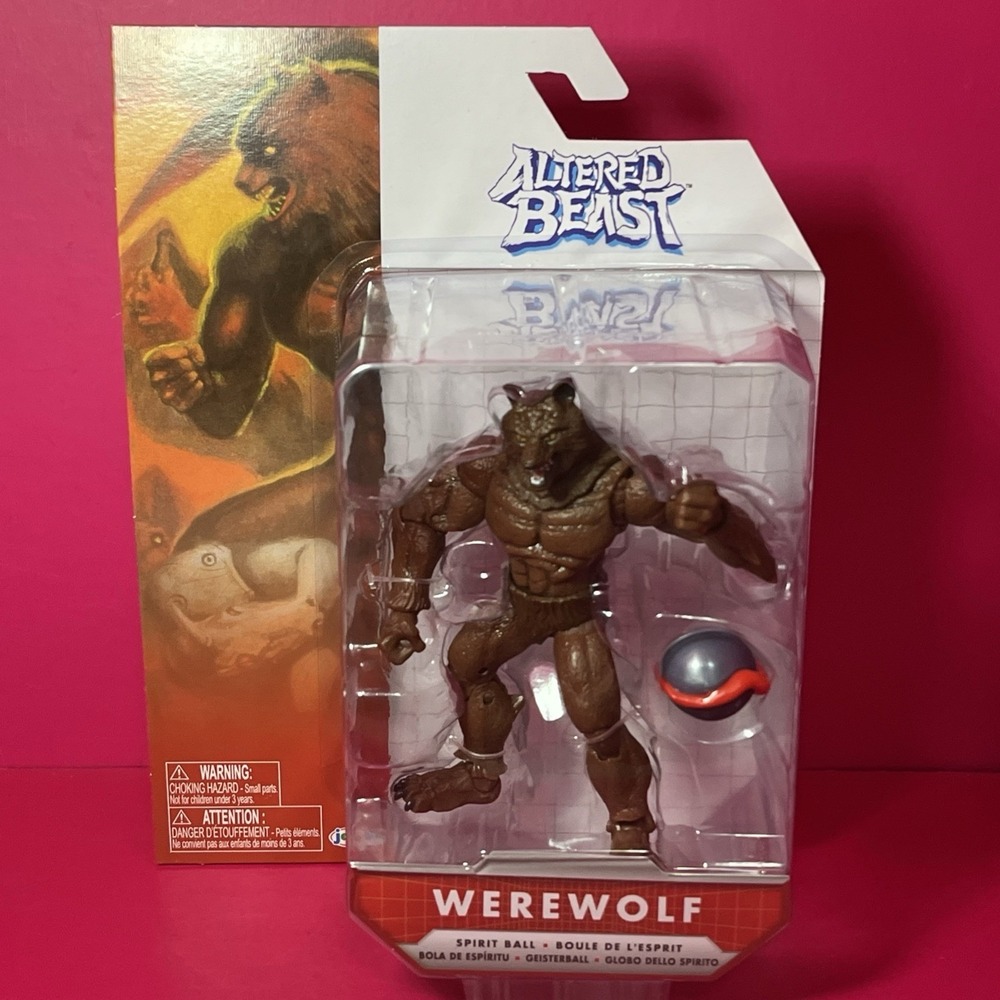 New Altered Beast Werewolf w/ Spirit Ball Jakks‎ Pacific Sega Action Figure